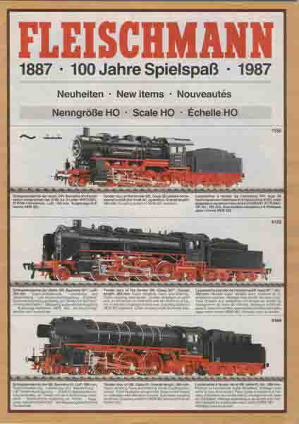 FLEISCHMANN Catalogue 1987/1988 