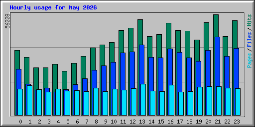Hourly usage for May 2026